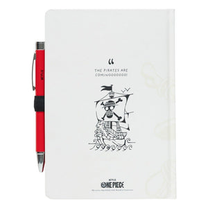 Caderno premium A5 com esferográfica projectora One Piece - Papelaria Encantada