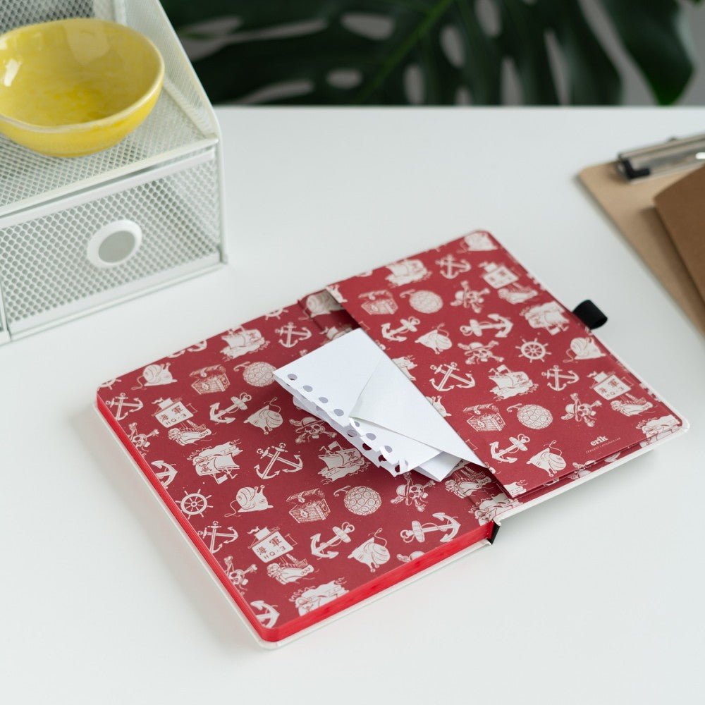 Caderno premium A5 com esferográfica projectora One Piece - Papelaria Encantada