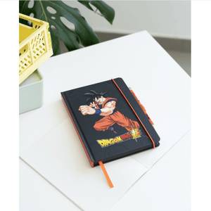 Caderno Premium A5 com Esferográfica Projetora Dragon Ball Super Goku - Papelaria Encantada