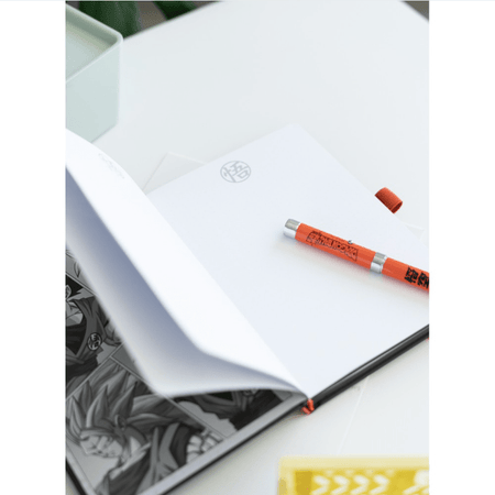 Caderno Premium A5 com Esferográfica Projetora Dragon Ball Super Goku - Papelaria Encantada