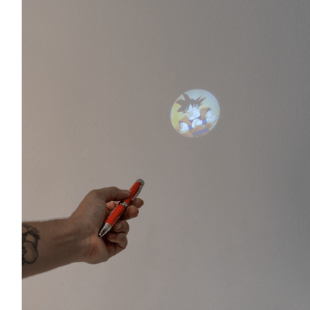 Caderno Premium A5 com Esferográfica Projetora Dragon Ball Super Goku - Papelaria Encantada
