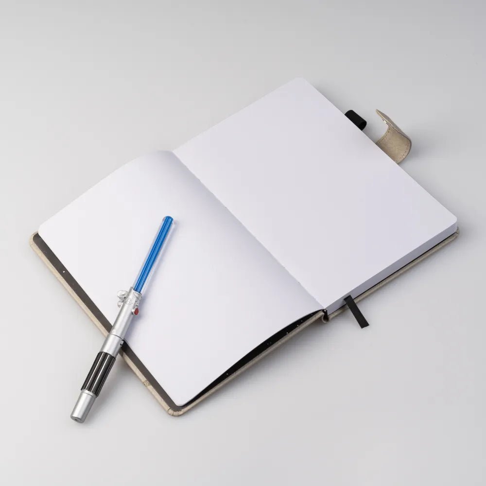 Caderno Premium A5 com esferografica sabre de luz Luke Skywalker - Star Wars - Papelaria Encantada