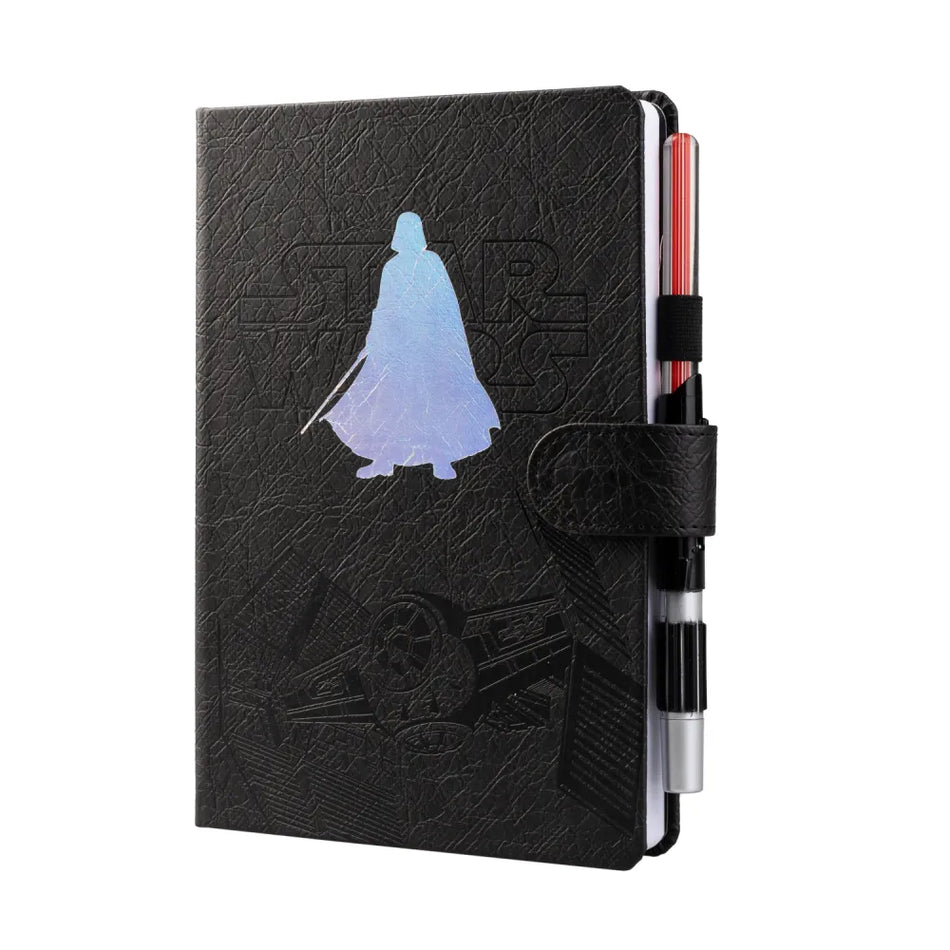 Caderno Premium A5 com sabre de luz Darth Vader - Star Wars