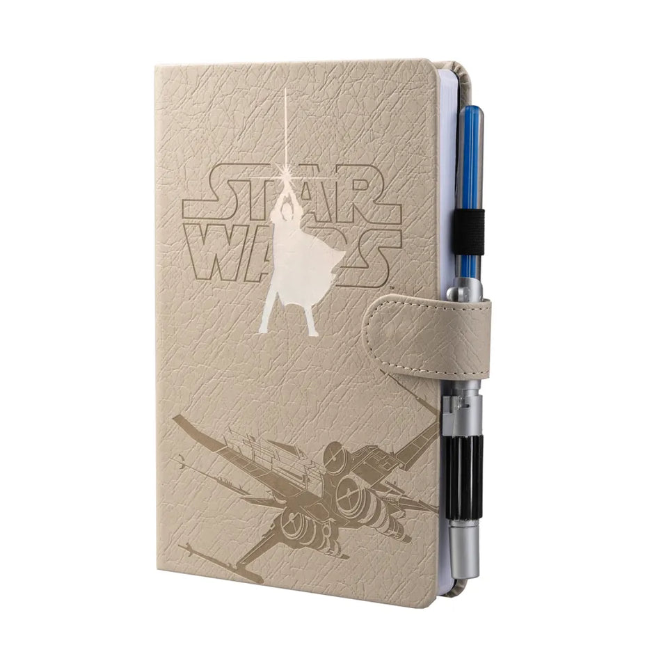 Caderno Premium A5 com esferografica sabre de luz Luke Skywalker - Star Wars