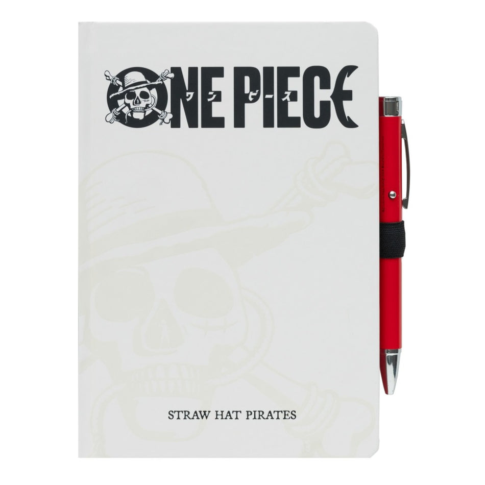 Caderno premium A5 com esferográfica projectora One Piece