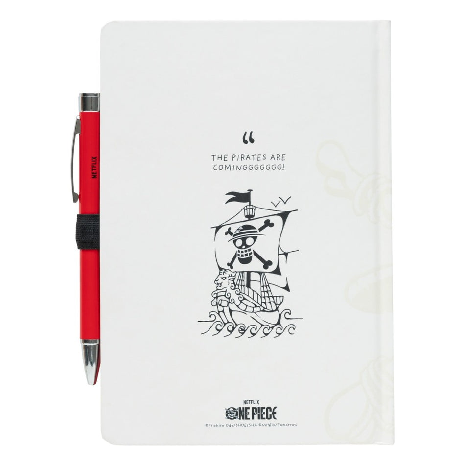 Caderno premium A5 com esferográfica projectora One Piece