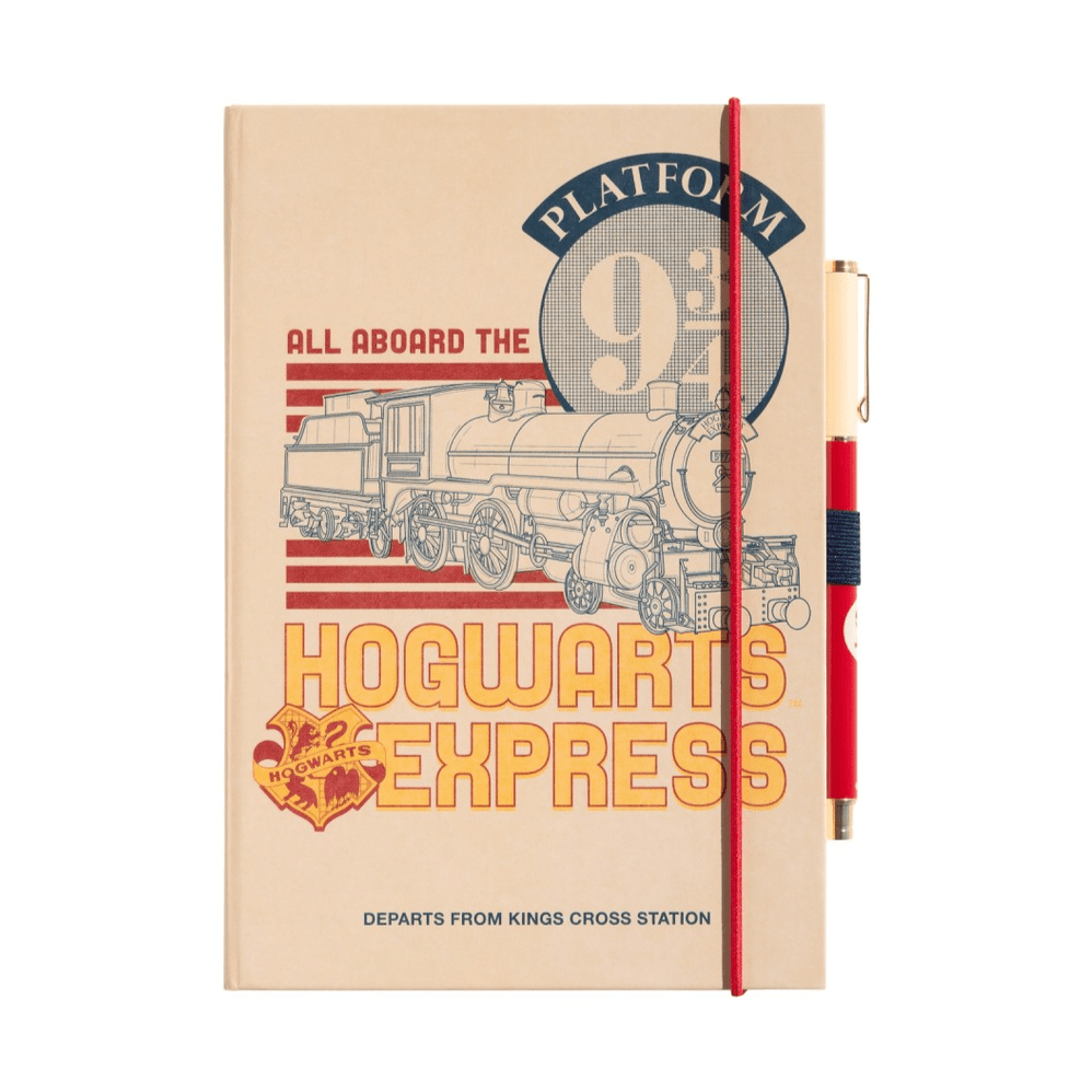 Caderno premium A5 Harry Potter plataforma 9 3/4 - Papelaria Encantada