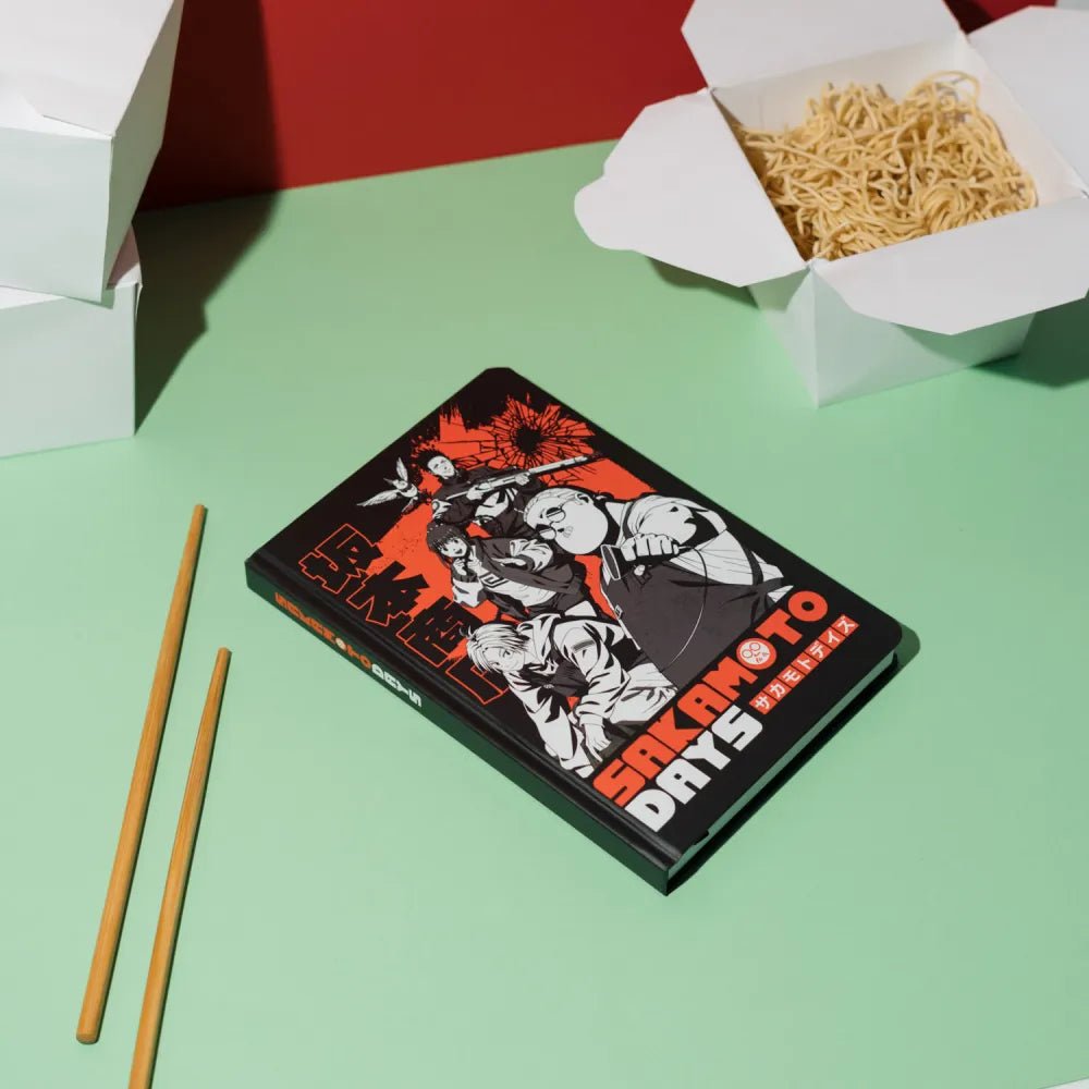 Caderno premium A5 Sakamoto Days - Papelaria Encantada