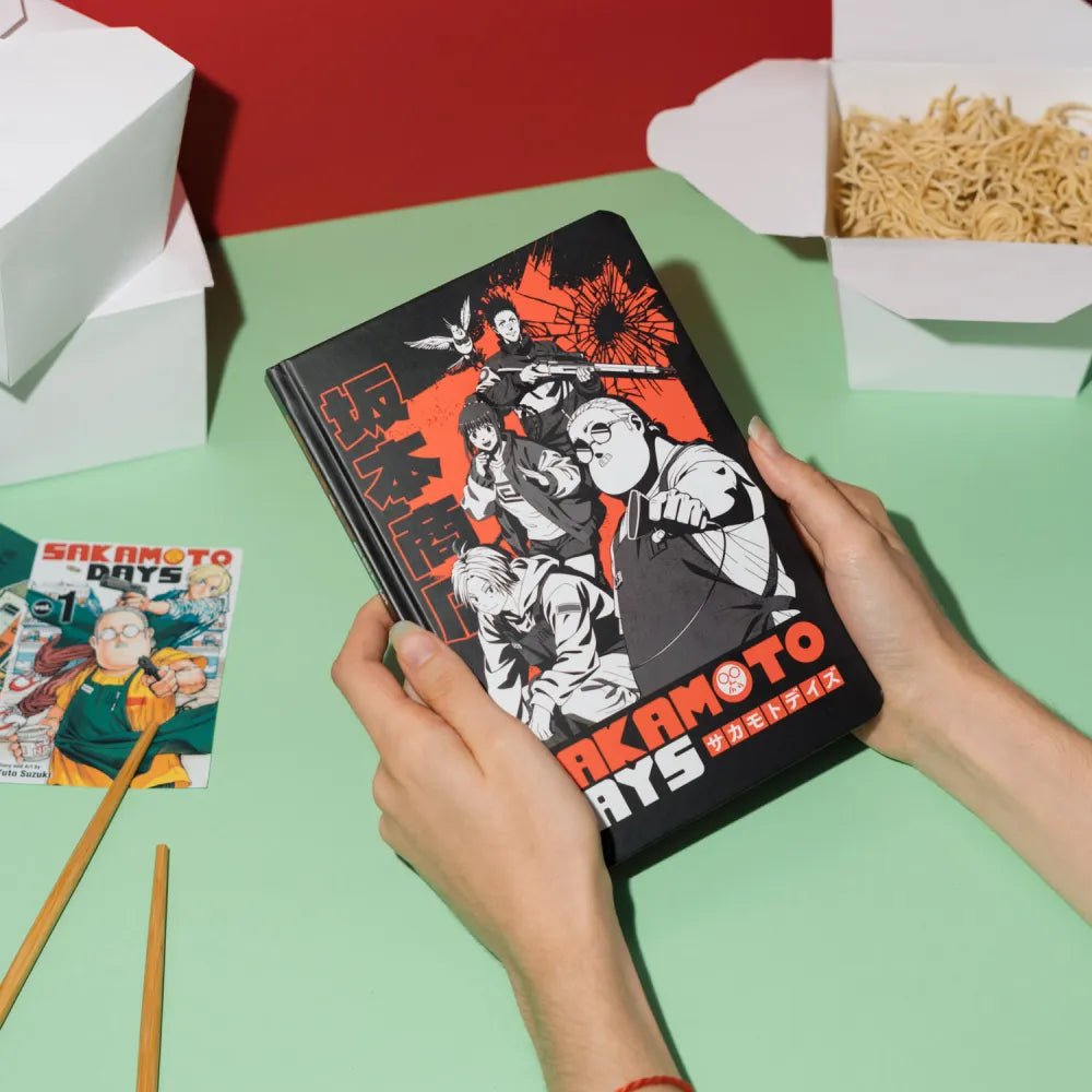 Caderno premium A5 Sakamoto Days - Papelaria Encantada