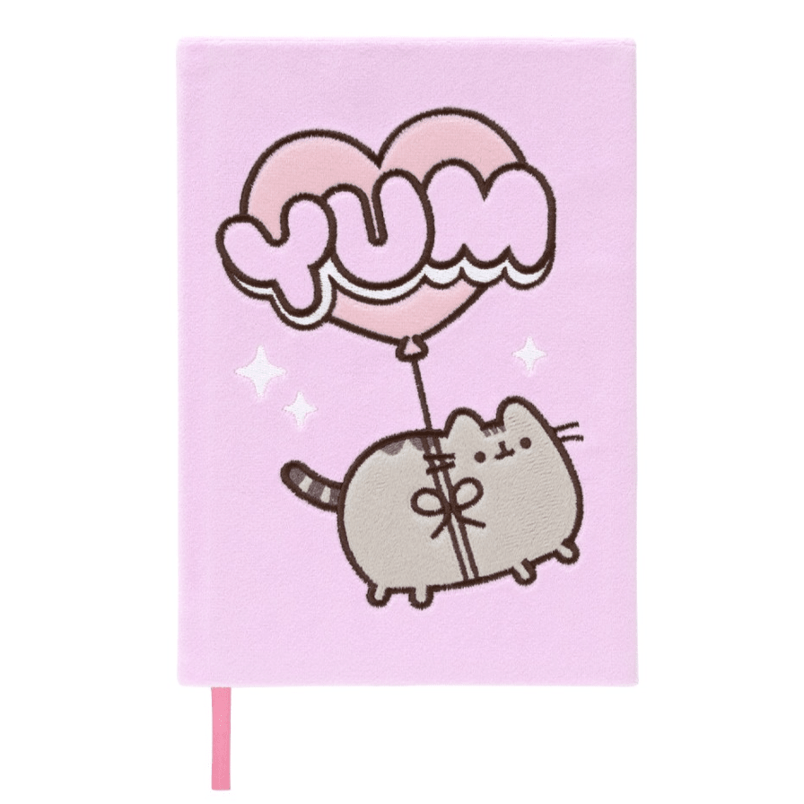 CADERNO PREMIUM A5 TAPA FELPA PUSHEEN MOMENTS - Papelaria Encantada