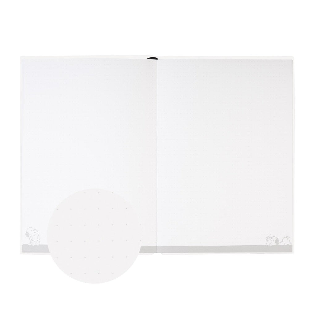 Caderno Premium A5 Tapa Felpa Snoopy - Papelaria Encantada