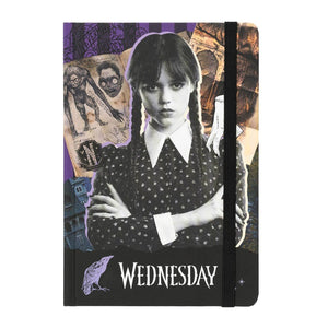 Caderno premium A5 Wednesday - Papelaria Encantada
