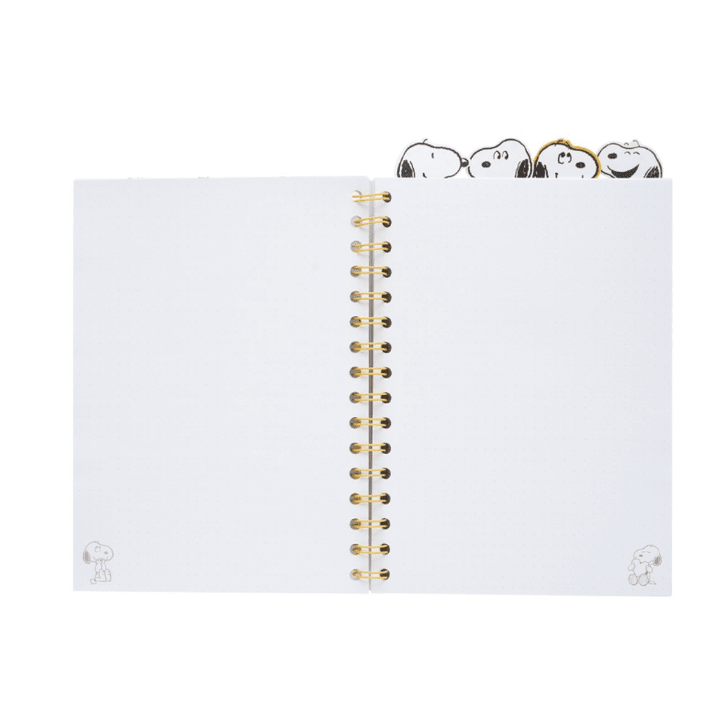 Caderno snoopy com separadores - Papelaria Encantada