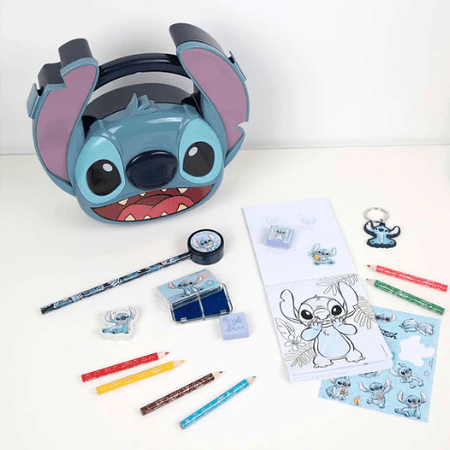 Caixa conjunto colorir Stitch - Papelaria Encantada