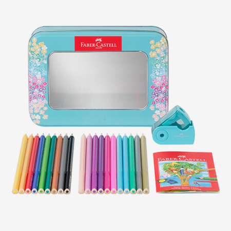 Caixa de 20 lápis de cor sparkle Faber - Castell - Papelaria Encantada