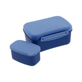 Caixa de lanche hermética Azul - Papelaria Encantada