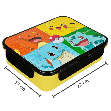 Caixa de lanche Pokemon - Papelaria Encantada