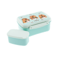 Caixa de lanche térmica com placa - Capivara Foodie - Mint - Papelaria Encantada