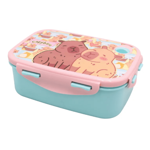 Caixa lanche Capivara - Papelaria Encantada
