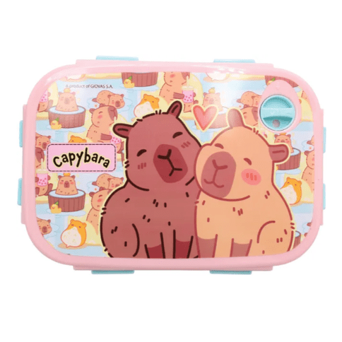 Caixa lanche Capivara - Papelaria Encantada