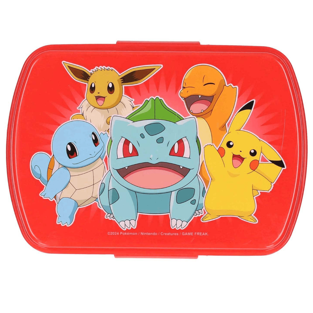 Caixa lanche Pokemon 1 compartimento - Papelaria Encantada