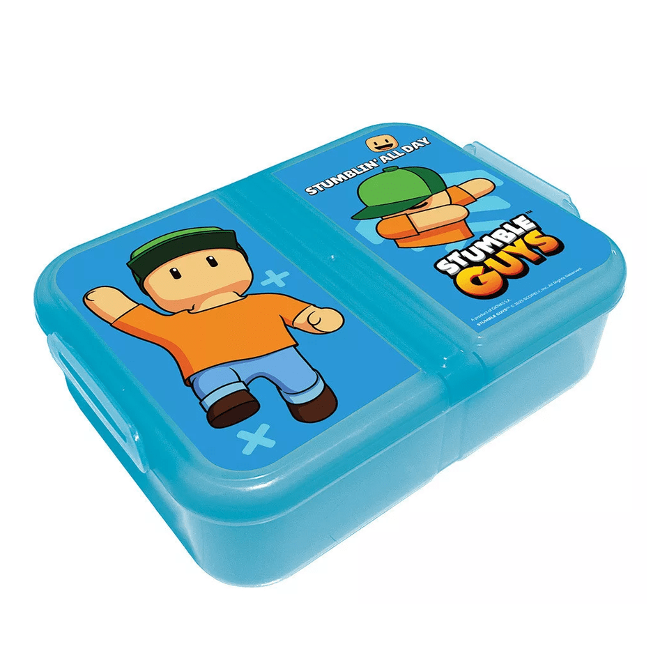 Caixa Lanche Stumble Guys 3 divisões - Papelaria Encantada