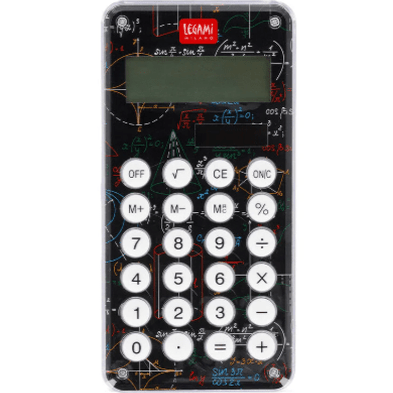 Calculadora Genius Incompreendida com Labirinto no Verso - Calcoolator Legami - Papelaria Encantada