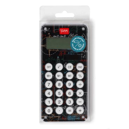 Calculadora Genius Incompreendida com Labirinto no Verso - Calcoolator Legami - Papelaria Encantada