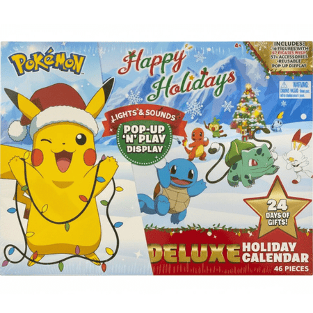 Calendario advento deluxe Pokemon C/Luz e Som - Papelaria Encantada