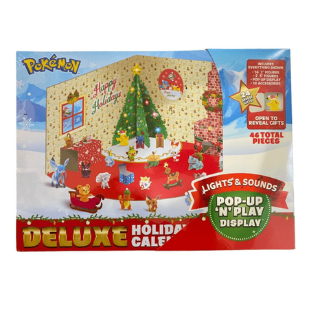 Calendario advento deluxe Pokemon C/Luz e Som - Papelaria Encantada