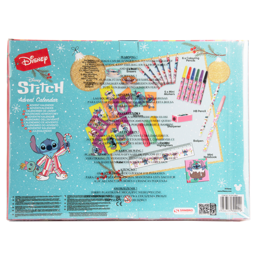 Calendario Advento Stitch - Papelaria Encantada