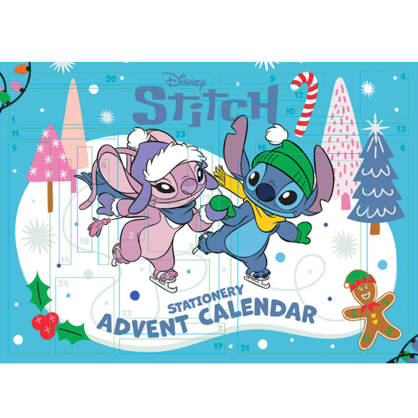 Calendario Advento Stitch Disney - Papelaria Encantada