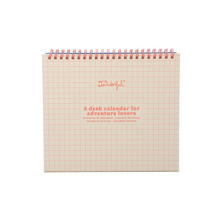 Calendário de mesa 2026 - Going somewhere Mr.wonderful - Papelaria Encantada