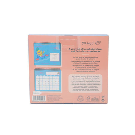 Calendário de mesa 2026 - Going somewhere Mr.wonderful - Papelaria Encantada