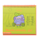 Calendário de mesa 2026 - Ready, stead go! Mr.wonderful - Papelaria Encantada