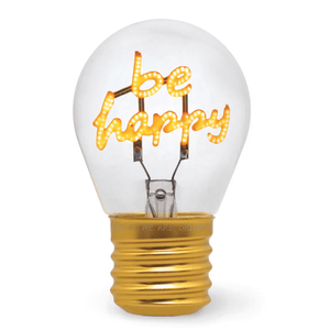 Candeeiro de mesa em forma de lâmpada Be happy Legami - Papelaria Encantada