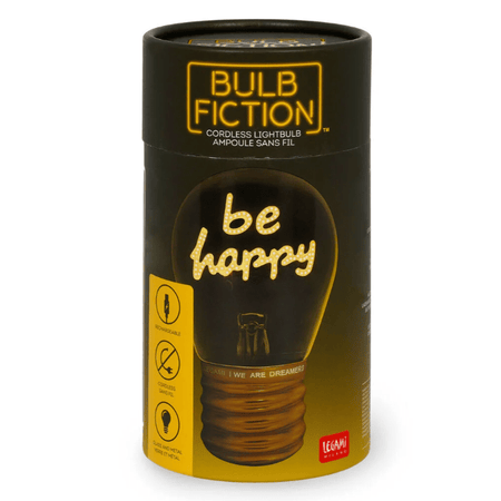 Candeeiro de mesa em forma de lâmpada Be happy Legami - Papelaria Encantada