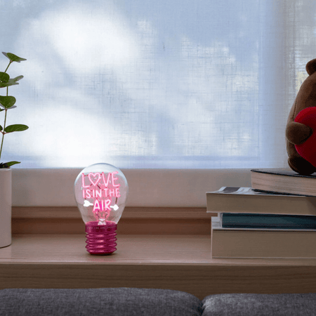 Candeeiro decorativo em forma de candeeiro - O amor está no ar - Bulb Fiction - Legami - Papelaria Encantada