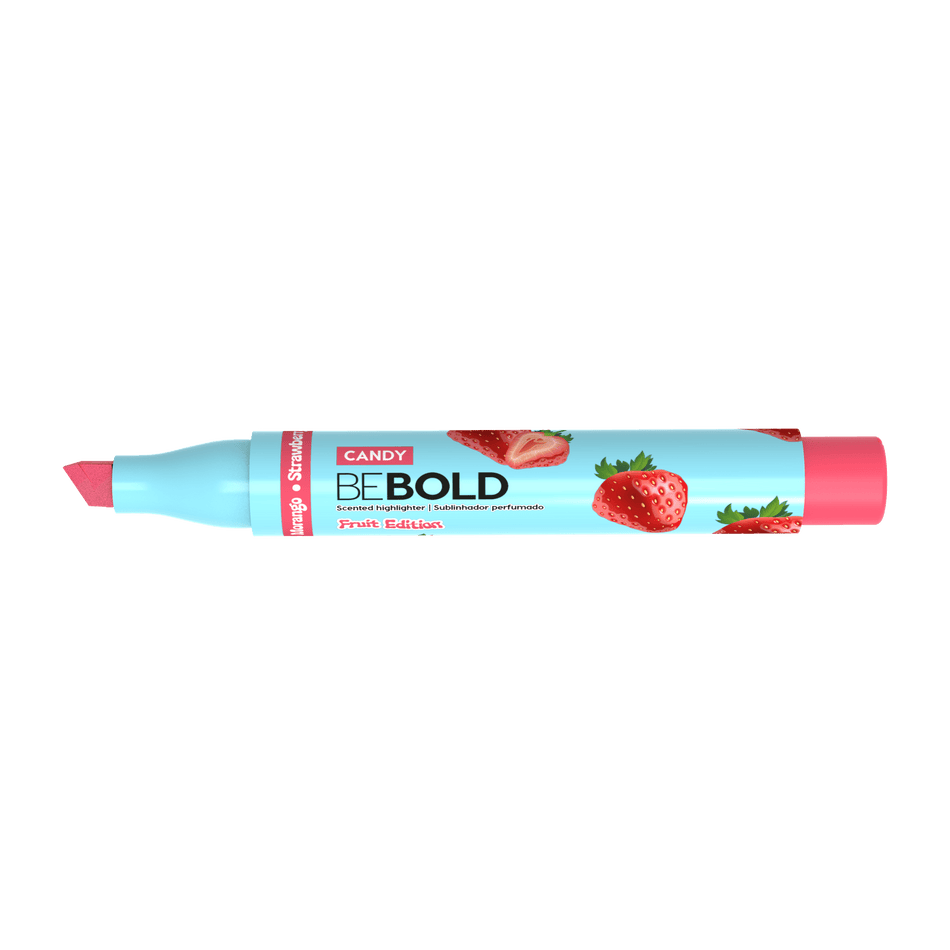 Sublinhador BeBold Perfumado Morango Newpen