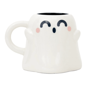 Caneca 3D Halloween - Fantasma - Mr Wonderful - Papelaria Encantada