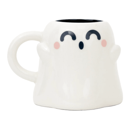 Caneca 3D Halloween - Fantasma - Mr Wonderful - Papelaria Encantada