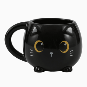 Caneca chunky Gato Preto Itotal - Papelaria Encantada