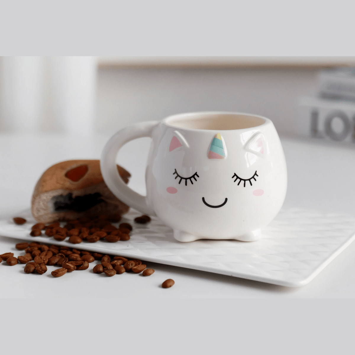 Caneca chunky Unicornio Itotal - Papelaria Encantada