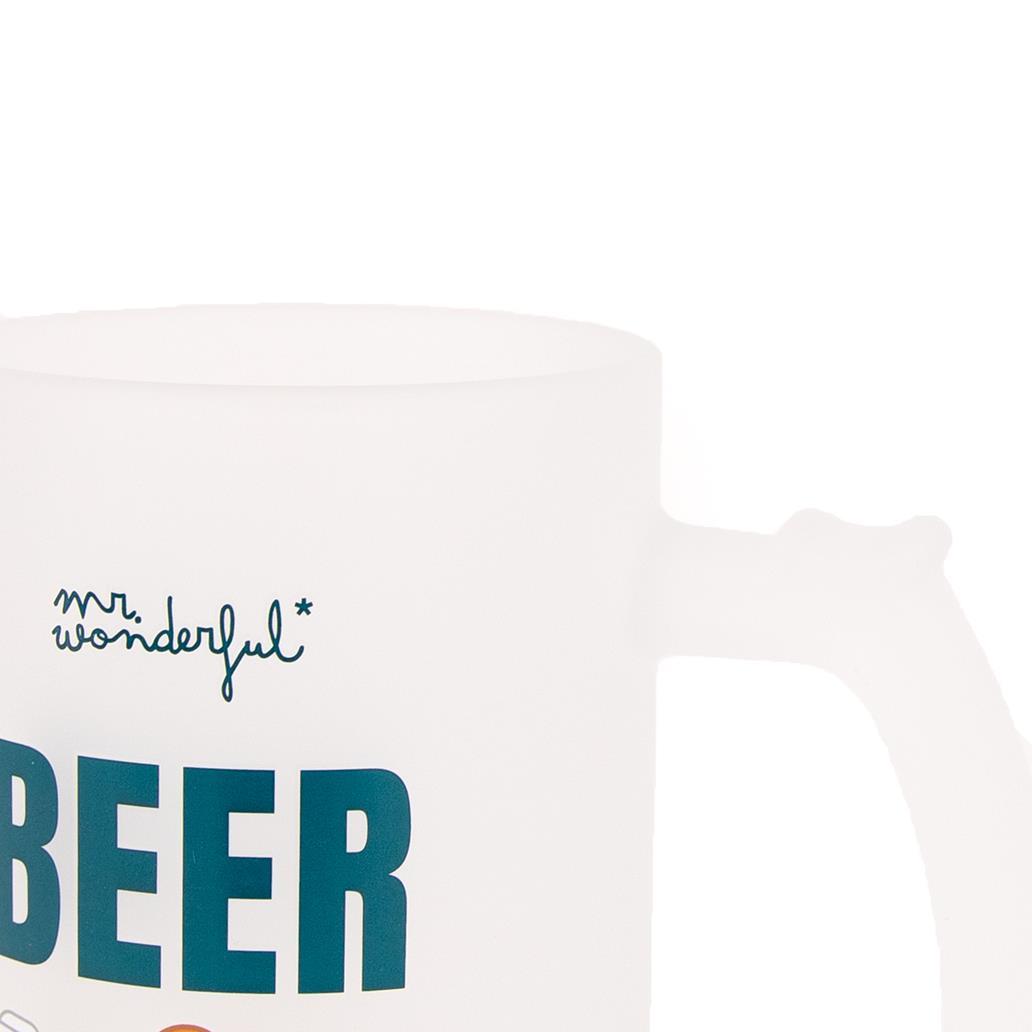 Caneca de Cerveja - Beer para Creer - Mr. Wonderful - Papelaria Encantada