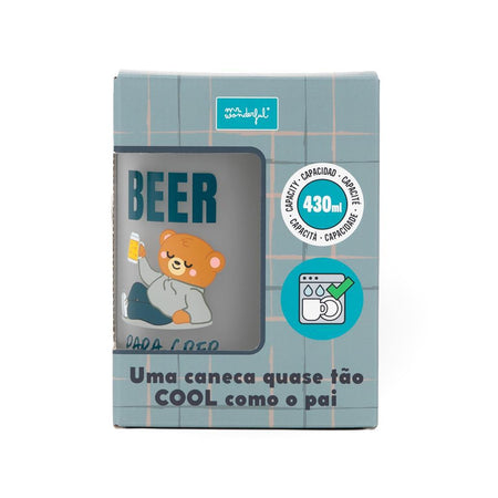 Caneca de Cerveja - Beer para Creer - Mr. Wonderful - Papelaria Encantada