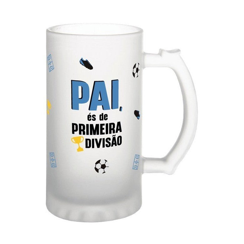 Caneca de cerveja + Meias - Pai és de 1 divisão - Papelaria Encantada