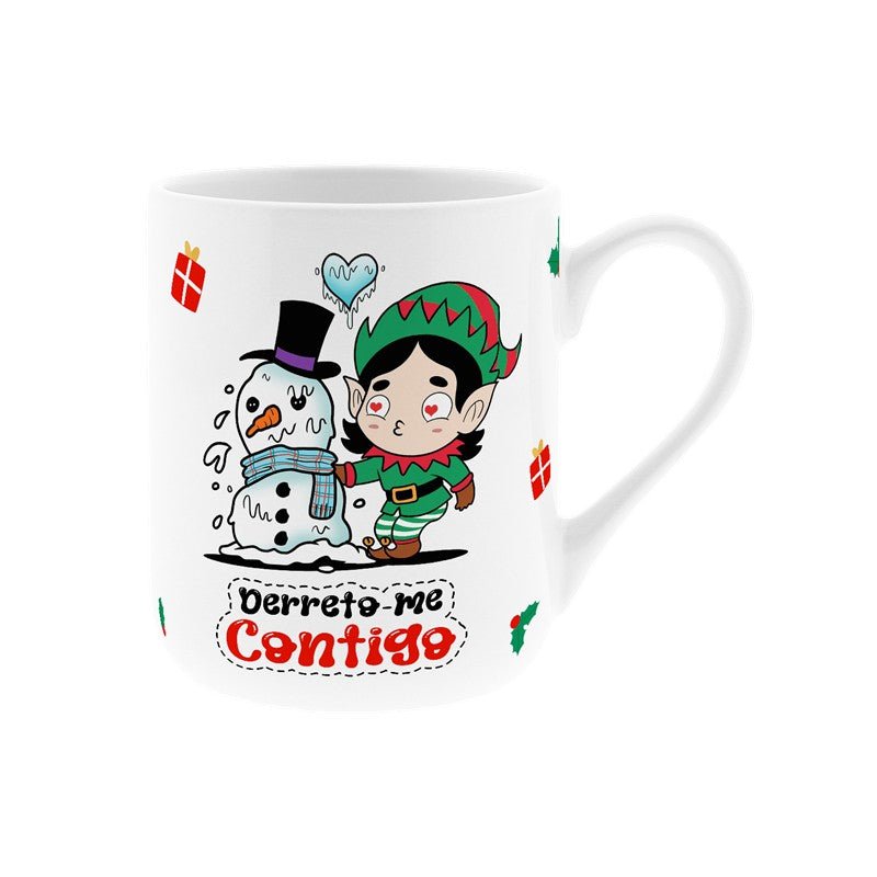 Caneca de Natal - Derreto - me contigo - Papelaria Encantada