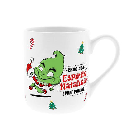 Caneca de Natal - Erro 404 Espirito natalício not found - Papelaria Encantada