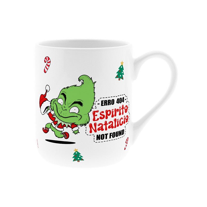 Caneca de Natal - Erro 404 Espirito natalício not found - Papelaria Encantada