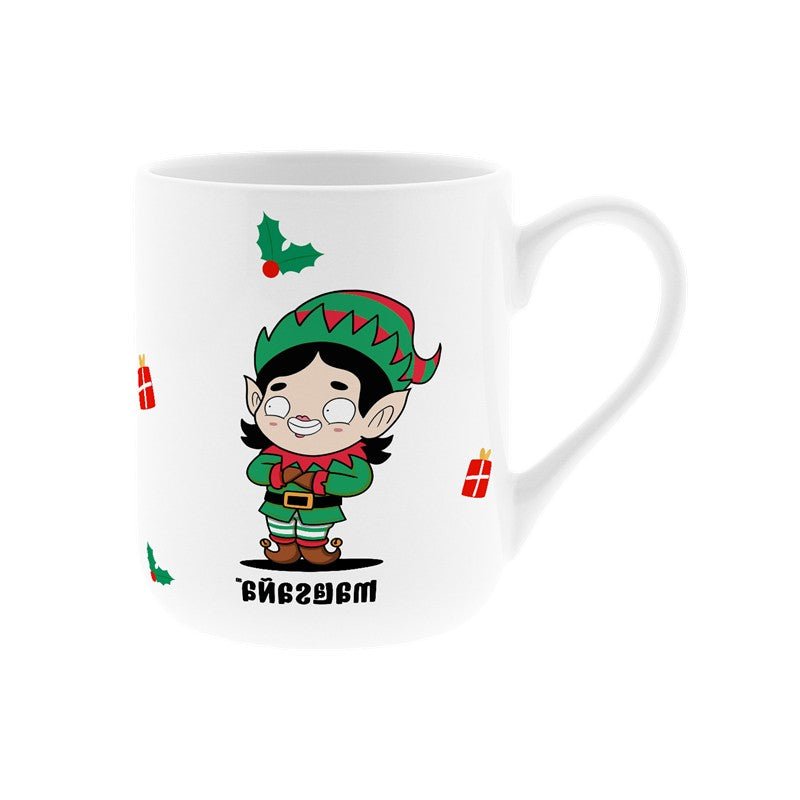 Caneca de Natal - Estagiaria do Pai Natal - Papelaria Encantada